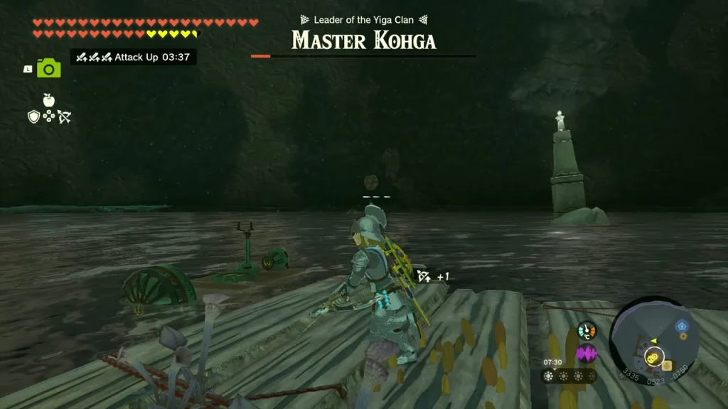 Master Kohga's health bar during the second fight Master Kohga's health bar during the second fight