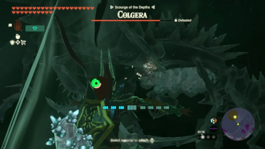 Colgera circling above while arrows are readied Colgera circling above while arrows are readied