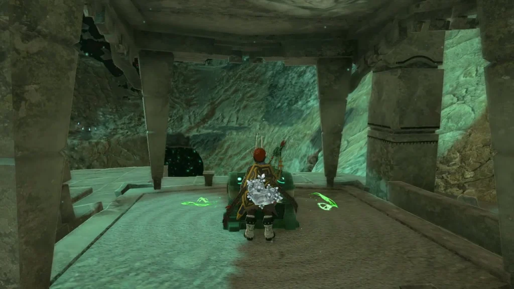 Chest sitting in the open stone room inside Daval Canyon Mine Chest sitting in the open stone room inside Daval Canyon Mine