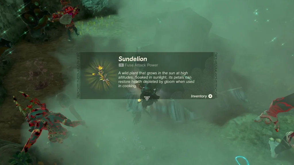 Sundelion item box in the smoke-covered camp Sundelion item box in the smoke-covered camp