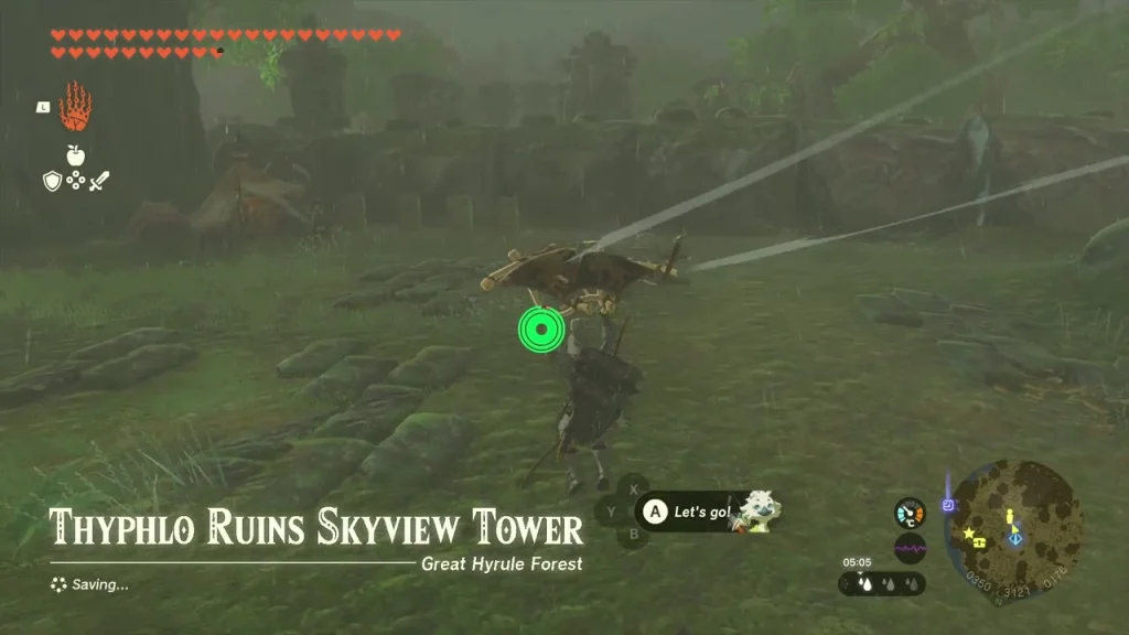 Typhlo Ruins Skyview Tower title in the Great Hyrule Forest Typhlo Ruins Skyview Tower title in the Great Hyrule Forest