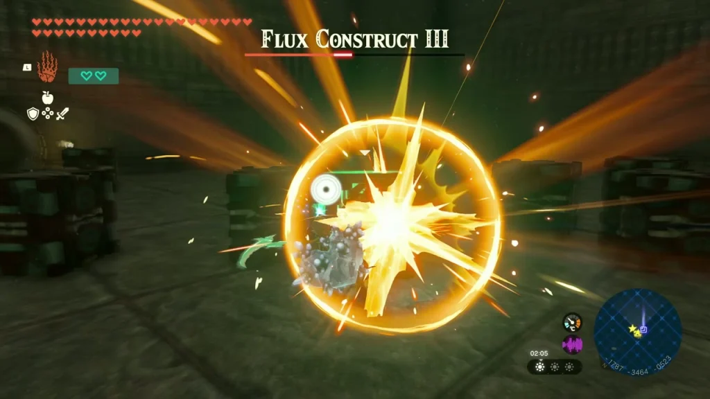 Flux Construct III bursting apart after the final blow Flux Construct III bursting apart after the final blow