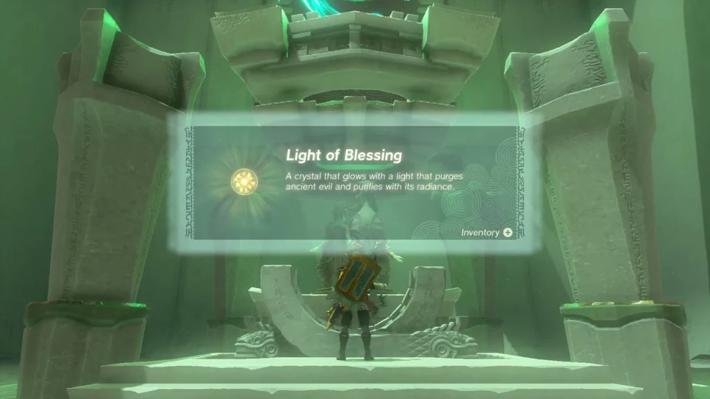 Light of Blessing item box at the Soryotanog Shrine altar Light of Blessing item box at the Soryotanog Shrine altar