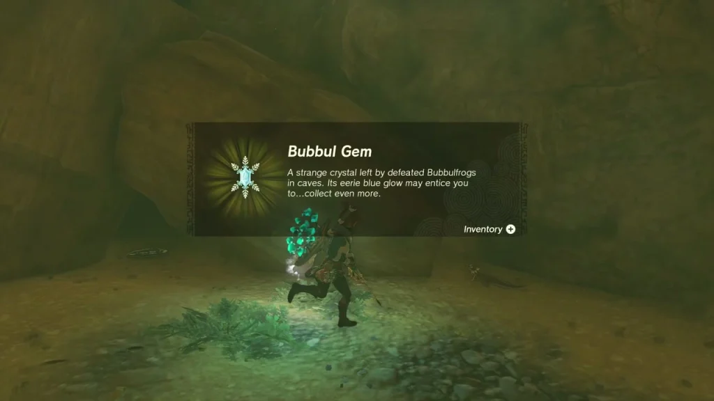 Bubbul Gem item box inside Stalry Plateau Cave Bubbul Gem item box inside Stalry Plateau Cave