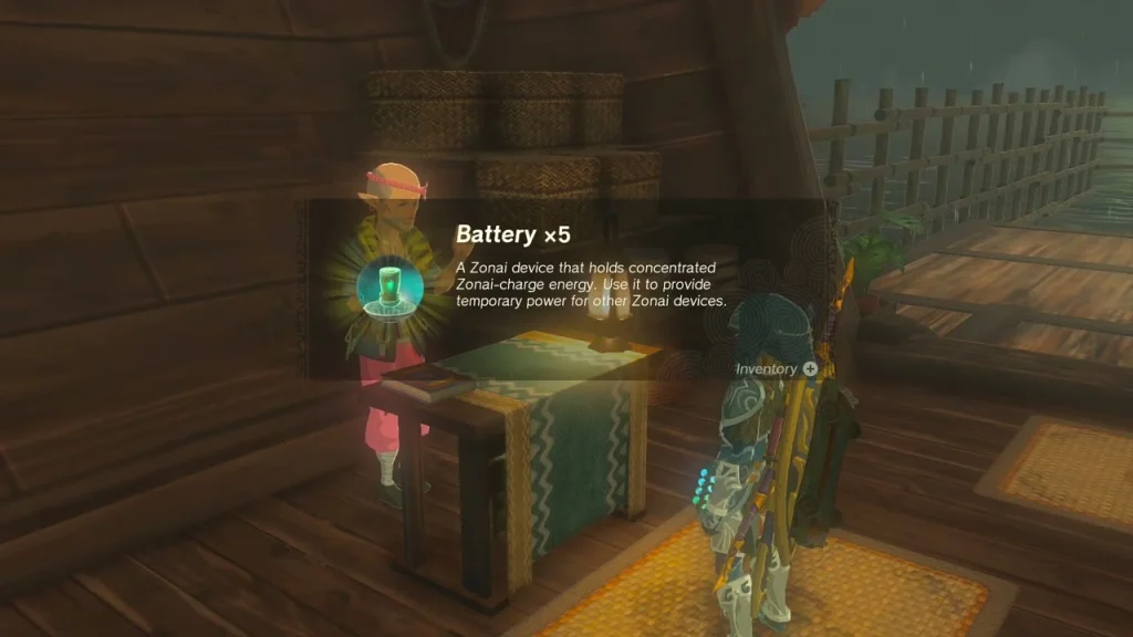 Battery x5 item box beside Bolson at the rally stand Battery x5 item box beside Bolson at the rally stand