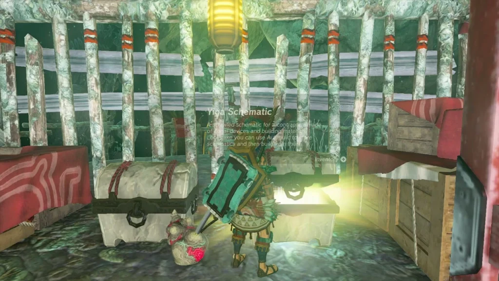 Yiga Schematic item box at the second Yiga camp Yiga Schematic item box at the second Yiga camp