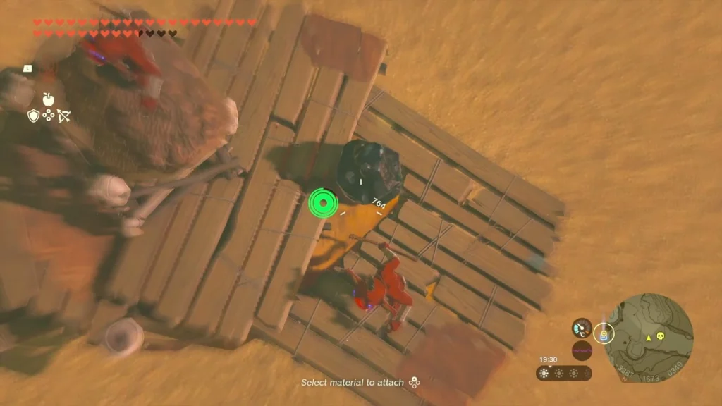 Battle Talus fight with a material wheel open for Fuse Battle Talus fight with a material wheel open for Fuse