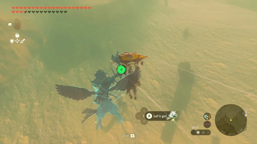 Blue-Maned Lynel fight on the highland plateau Blue-Maned Lynel fight on the highland plateau