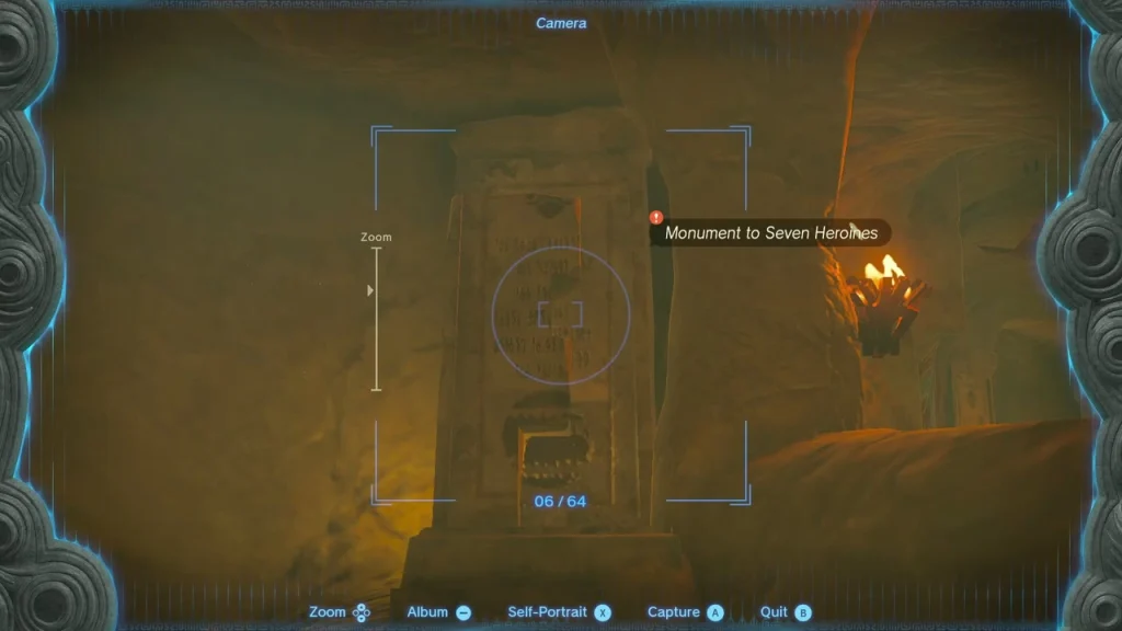 Stela photographed as Monument to Seven Heroines