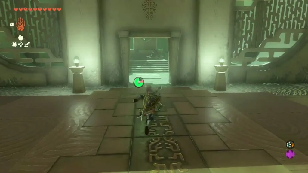 Open final gate at the end of the last Musanokir Shrine room leading toward the altar