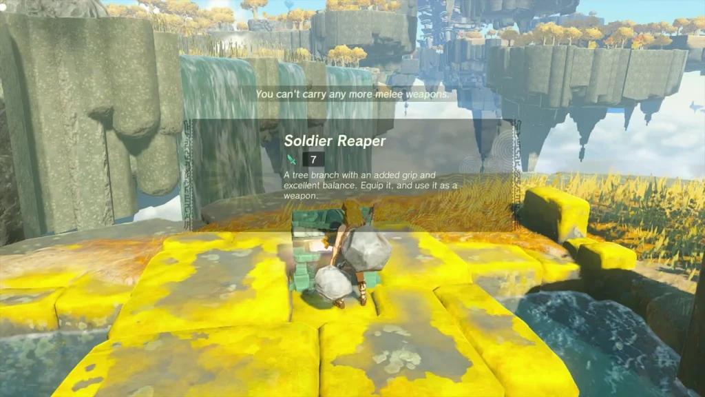 Soldier Reaper item box on the stone platform Soldier Reaper item box on the stone platform