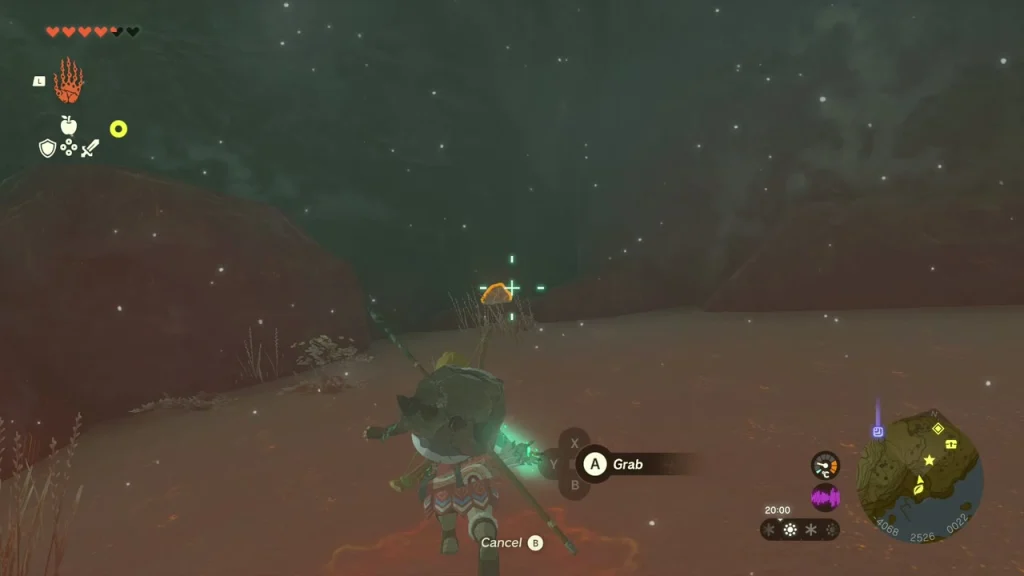Korok Seed item box beside the lake Korok Seed item box beside the lake