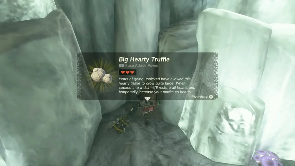 Big Hearty Truffle among white crystal spires in the Mushroom Haven Big Hearty Truffle among white crystal spires in the Mushroom Haven