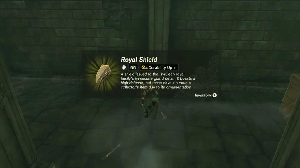 Royal Shield item box from the third chest Royal Shield item box from the third chest