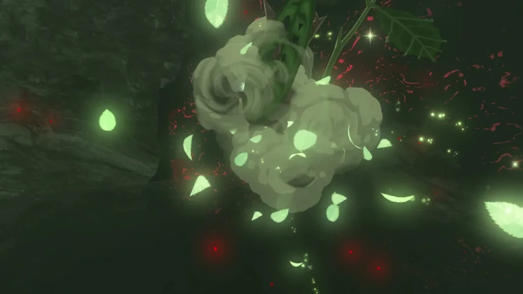 Korok with a leaf among the lily pads Korok with a leaf among the lily pads