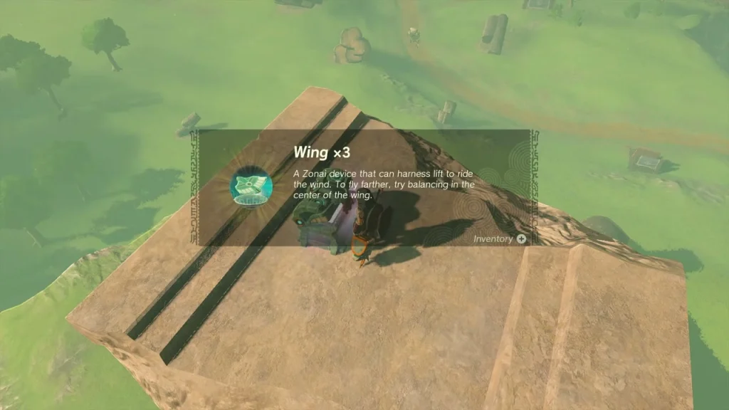 Wing x3 item box from the chest on the sloped island slab Wing x3 item box from the chest on the sloped island slab