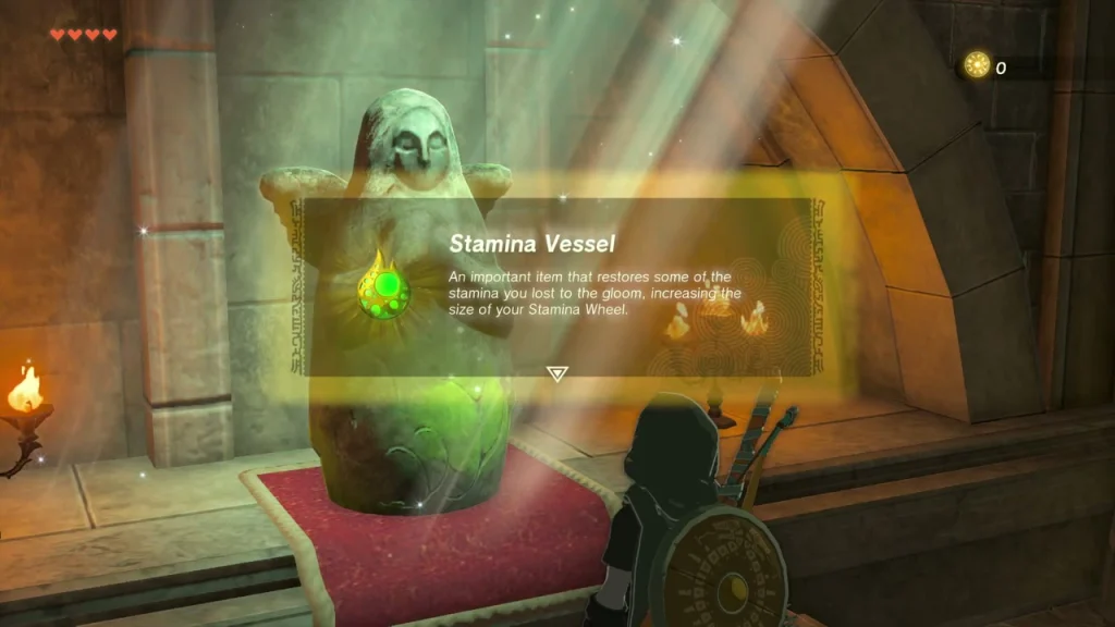 Stamina Vessel item box in front of the Goddess Statue Stamina Vessel item box in front of the Goddess Statue