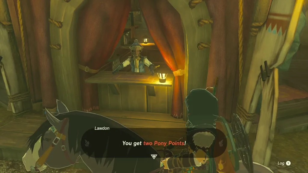 Pony Points Card item box at the stable counter Pony Points Card item box at the stable counter