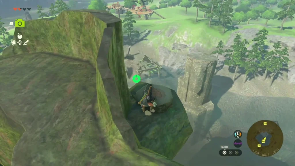 Small Korok stump on the rim of the Ancient Tree Stump Small Korok stump on the rim of the Ancient Tree Stump
