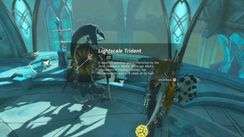 Lightscale Trident item box in Dento's workshop Lightscale Trident item box in Dento's workshop