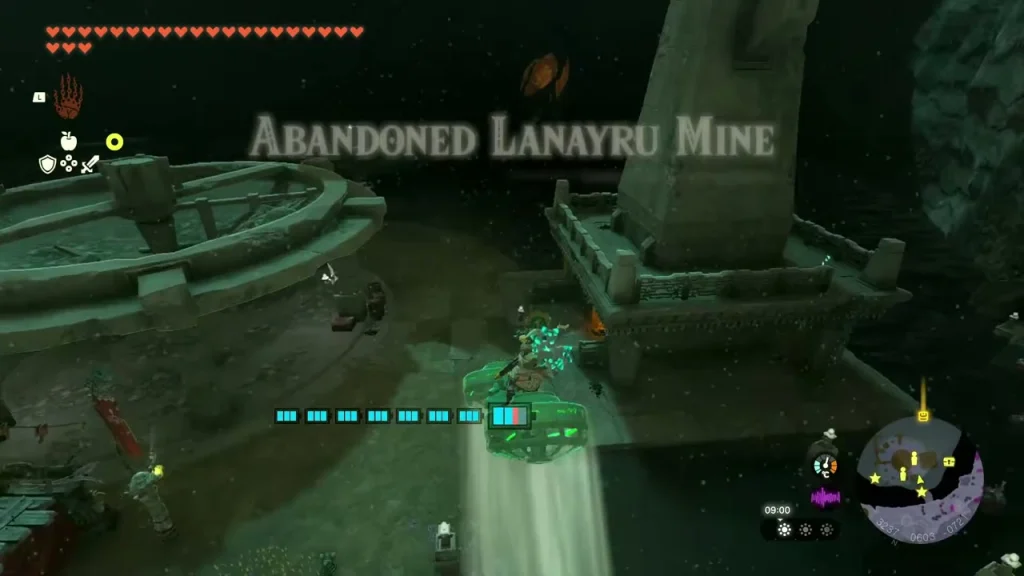Abandoned Lanayru Mine title in the Lanayru Great Spring Depths Abandoned Lanayru Mine title in the Lanayru Great Spring Depths