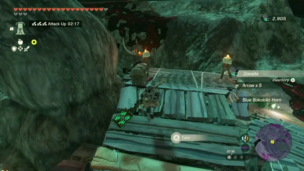 Wooden platform camp where the Arrow x10 chest sits Wooden platform camp where the Arrow x10 chest sits