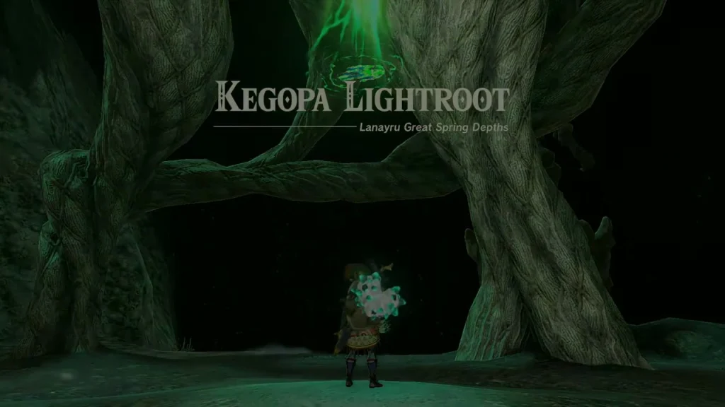 Kegopa Lightroot title in the Lanayru Great Spring Depths Kegopa Lightroot title in the Lanayru Great Spring Depths