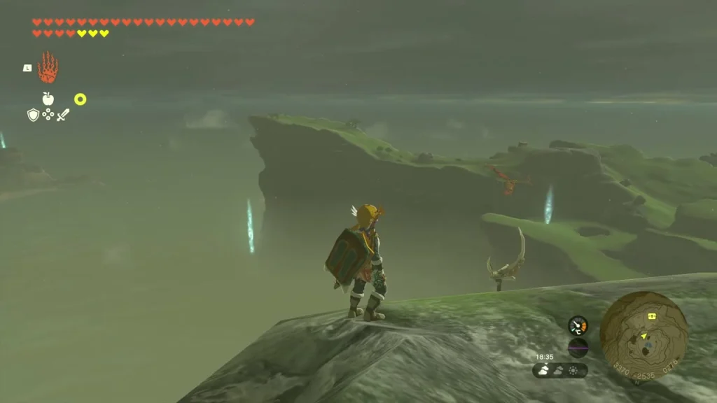 Cliff above the sea overlooking Satori's blossoming tree Cliff above the sea overlooking Satori's blossoming tree