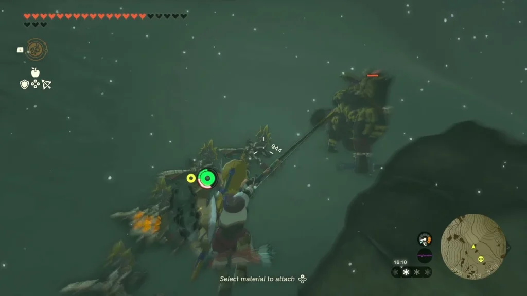 Moblin and Bokoblin horde at the snowy camp as the fight begins Moblin and Bokoblin horde at the snowy camp as the fight begins