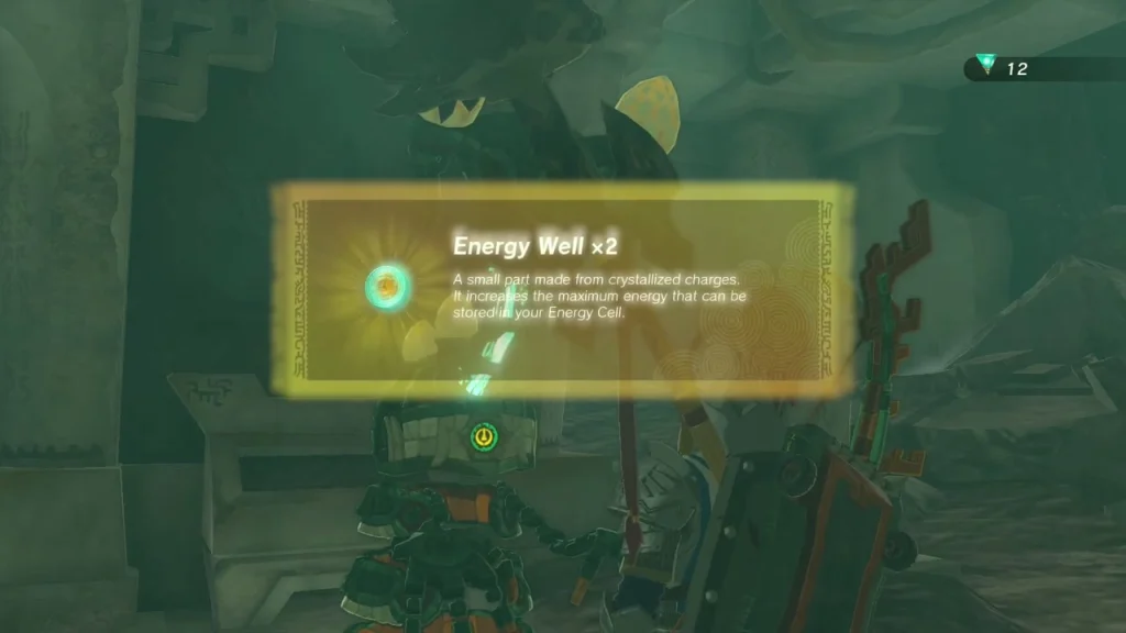 Energy Well x2 item box over the Steward Construct