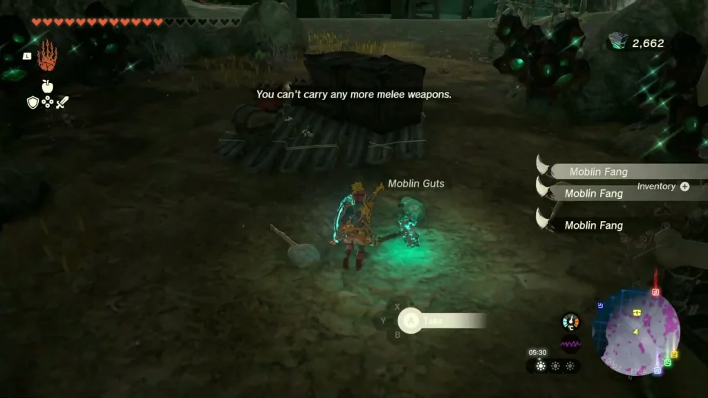 Chests and loot on a wooden deck in a dark camp Chests and loot on a wooden deck in a dark camp