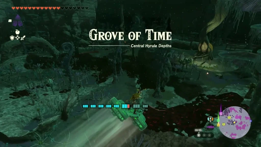 Grove of Time title in the Central Hyrule Depths Grove of Time title in the Central Hyrule Depths