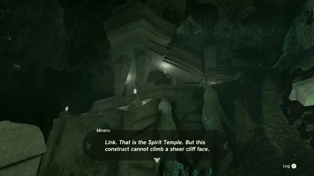 Spirit Temple above a sheer cliff the Construct cannot climb Spirit Temple above a sheer cliff the Construct cannot climb