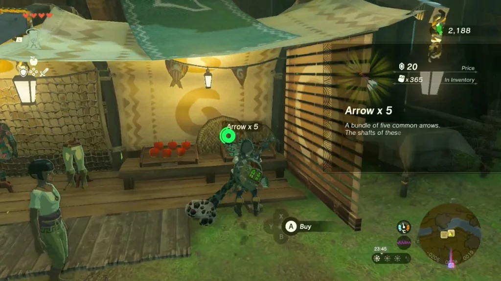 General store counter offering Arrow x5 for 20 rupees