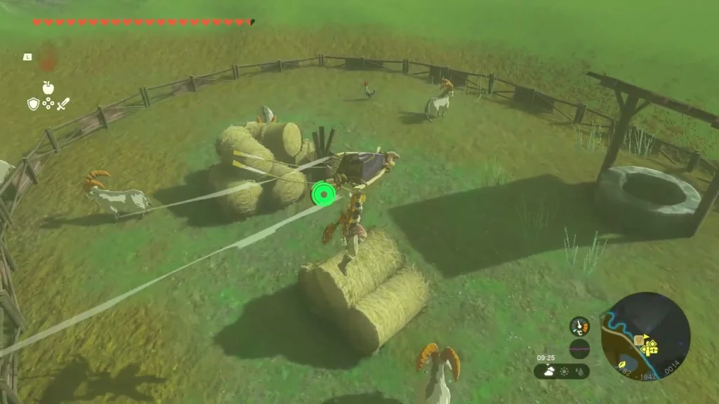 Round stone well and hay bales behind Dueling Peaks Stable Round stone well and hay bales behind Dueling Peaks Stable