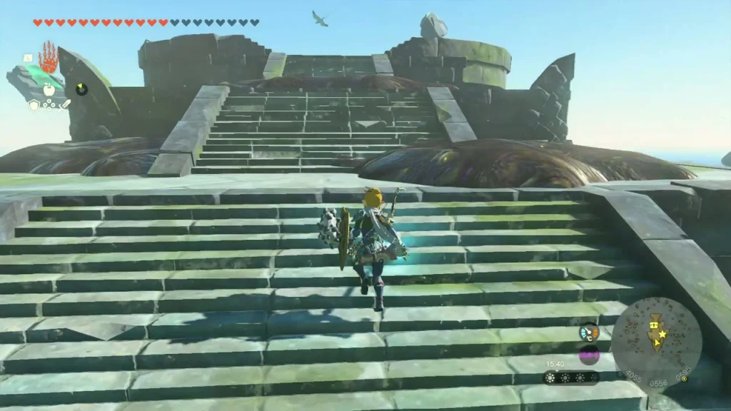Stone stairway leading up Floating Scales Island Stone stairway leading up Floating Scales Island