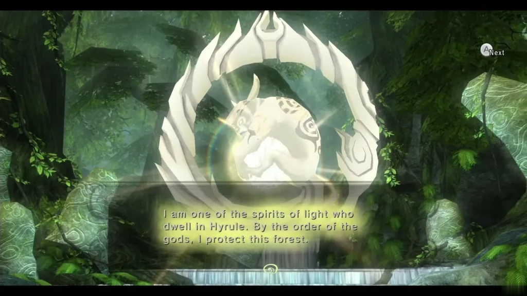Faron the light spirit introduces herself in the spring Faron the light spirit introduces herself in the spring