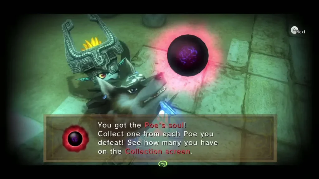 Message box showing a Poe's soul won after the fourth Poe falls Message box showing a Poe's soul won after the fourth Poe falls