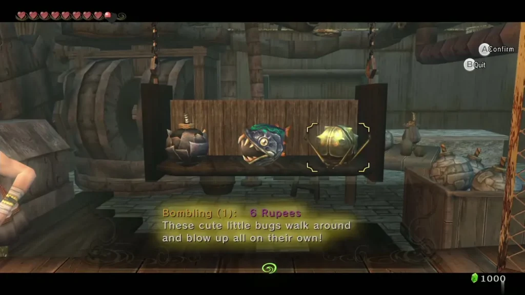 The shop describing Bomblings, little bugs that walk around and blow up The shop describing Bomblings, little bugs that walk around and blow up