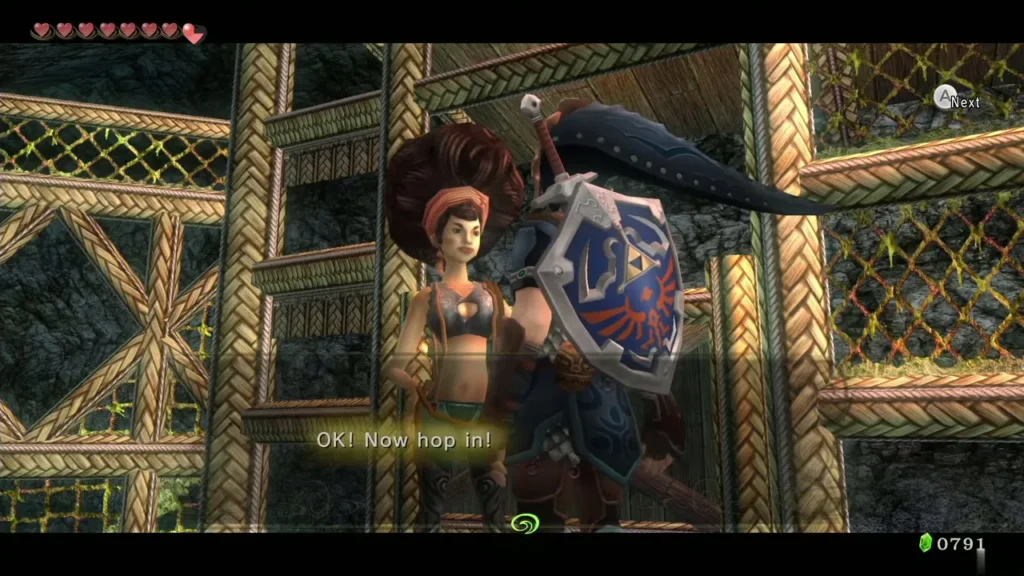 Iza in her boat rental telling Link OK, now hop in before the rapids run Iza in her boat rental telling Link OK, now hop in before the rapids run