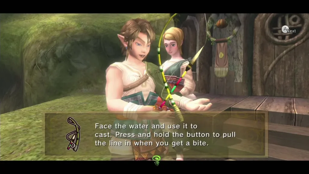 Ilia explaining to face the water, cast, and pull the line in on a bite Ilia explaining to face the water, cast, and pull the line in on a bite