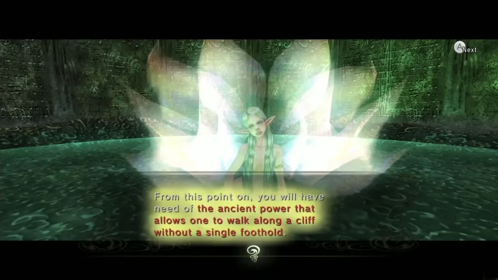The Great Fairy on floor 10 with her full message The Great Fairy on floor 10 with her full message