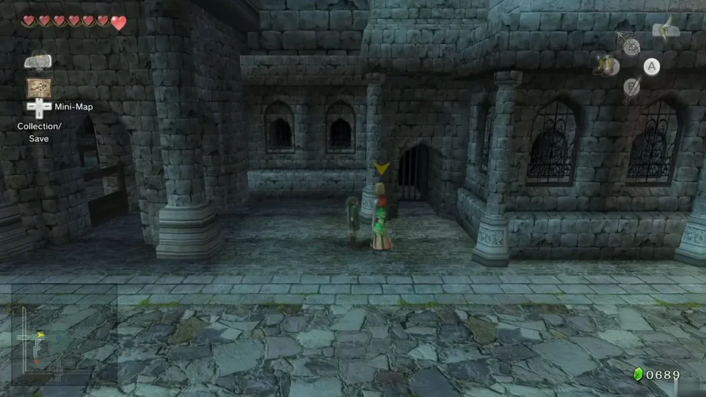 Castle Town donation request with the 30 Rupees option highlighted Castle Town donation request with the 30 Rupees option highlighted