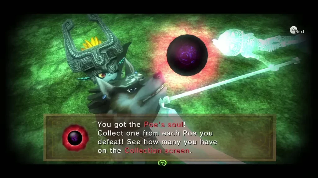 The Poe's soul message after the island Poe is defeated The Poe's soul message after the island Poe is defeated