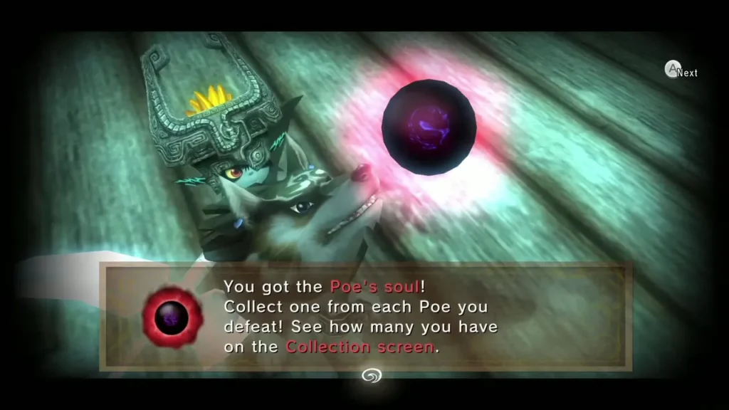 The Poe's soul message after the Poe on the island platform is defeated The Poe's soul message after the Poe on the island platform is defeated