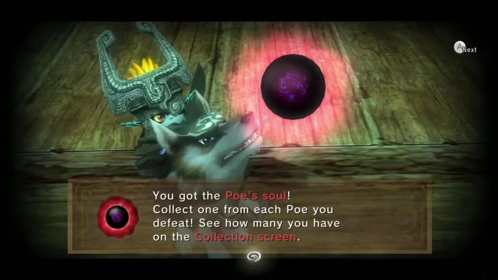 The Poe's soul message after the Poe beside the lookout tower is defeated The Poe's soul message after the Poe beside the lookout tower is defeated