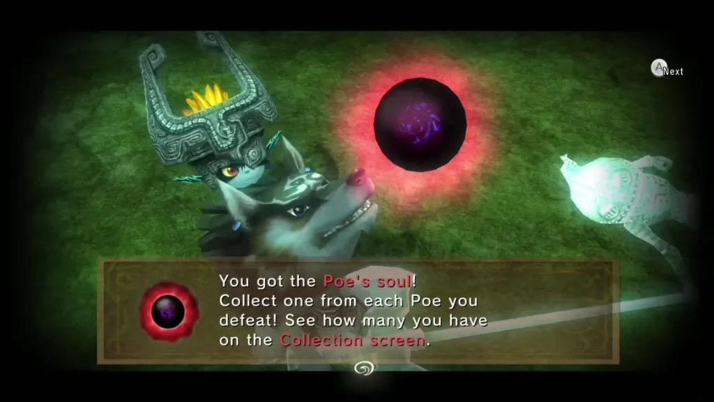 The Poe's soul message after the Poe on the platform is defeated The Poe's soul message after the Poe on the platform is defeated