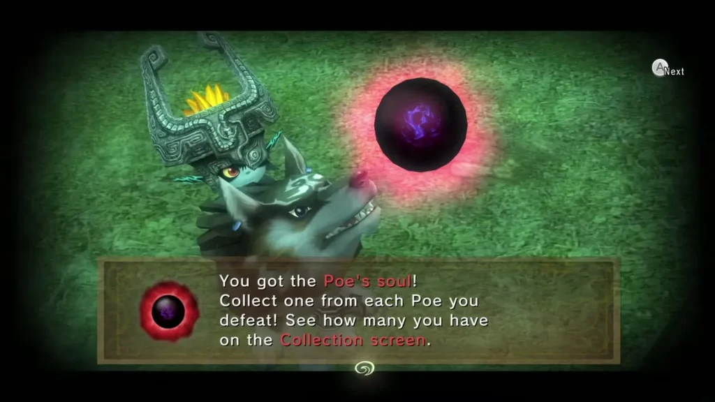 The Poe's soul message after the Poe at the river fork is defeated The Poe's soul message after the Poe at the river fork is defeated