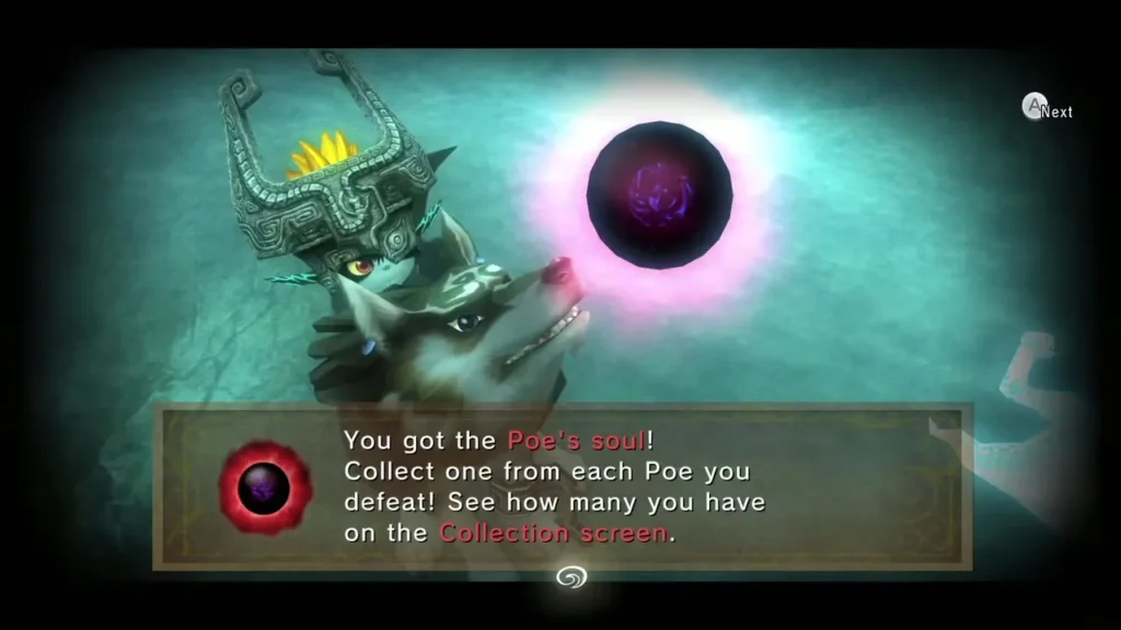 The Poe's soul message after the Poe in the summit cave is defeated The Poe's soul message after the Poe in the summit cave is defeated