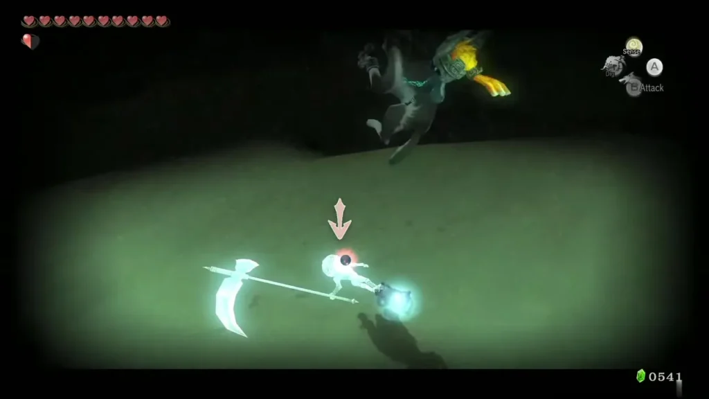 Wolf Link and Midna striking a Poe in the moonlit desert Wolf Link and Midna striking a Poe in the moonlit desert
